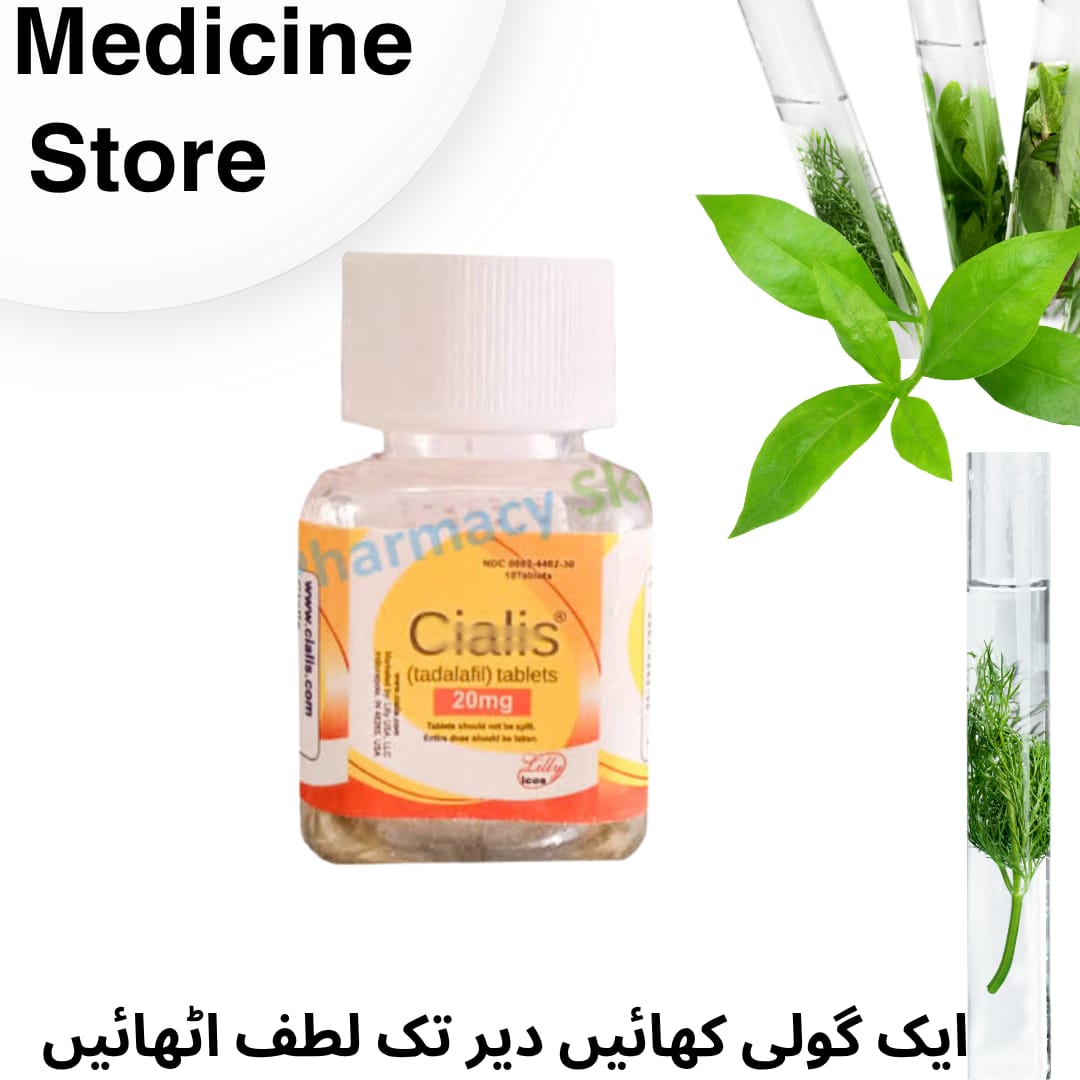 Cialis 20mg Bottle | Pack of 10 Tadalfil Tab