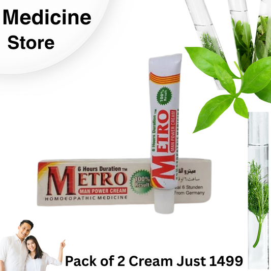 Metro Pack of 2 Cream For Men
